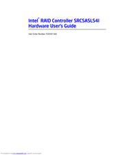 Intel SRCSASLS4I - RAID Controller Hardware User's Manual