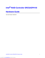 Intel SRCSASPH16I - RAID Controller Hardware Manual
