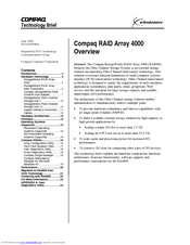 Compaq StorageWorks 4000 - RAID Array Technology Brief