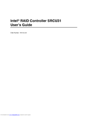 Intel SRCU31A - Server RAID U3-1A Controller User Manual