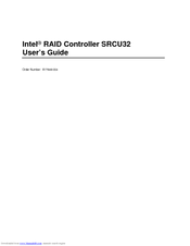 Intel SRCU32 - RAID Controller User Manual