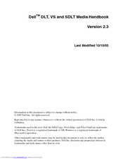 Dell PowerVault 130T DLT User Manual