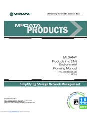 McDATA StorageWorks 64 - SAN Director Switch Planning Manual