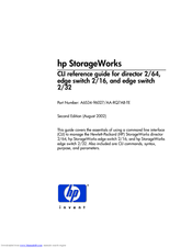 HP StorageWorks 64 Director Cli Reference Manual