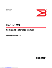 Brocade Communications Systems 1606 Command Reference Manual