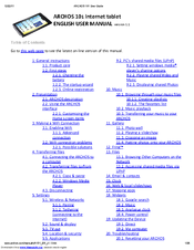 Archos 501590 User Manual