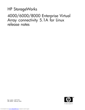 HP StorageWorks 8000 Release Note