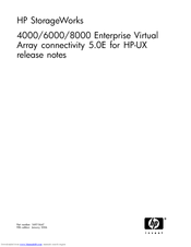 HP 4000 Series, 4050 Series Release Note