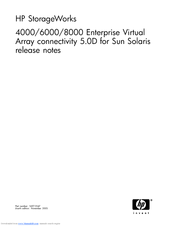 HP StorageWorks 8000 Release Note