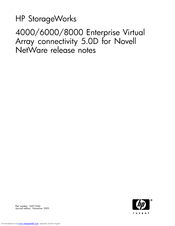 HP StorageWorks 8000 Release Note