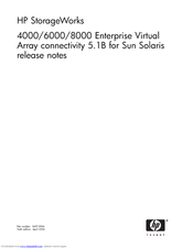 HP StorageWorks 8000 Release Note