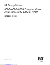 HP StorageWorks 8000 Release Note
