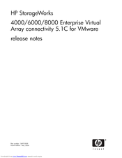 HP StorageWorks 8000 Release Note