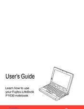 Fujitsu P1630 - LifeBook Tablet PC User Manual