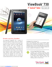 ViewSonic VB730 Datasheet