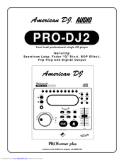American DJ PRO-DJ2 Manual