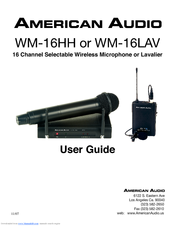 AMERICAN AUDIO WM-16LAV User Manual