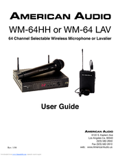 AMERICAN AUDIO WM-64LAV User Manual