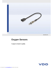 VDO OXYGEN SENSORS Brochure