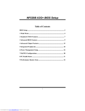 BIOSTAR NF520B A2G PLUS - BIOS SETUP Manual