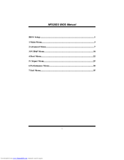 BIOSTAR NF520D3 - BIOS Manual