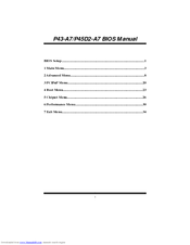 BIOSTAR P43-A7 Manual