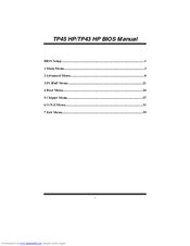 BIOSTAR TP45EXE Manual