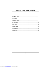 BIOSTAR TP67B+ Manual