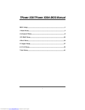 BIOSTAR TPOWER X58A - BIOS Manual