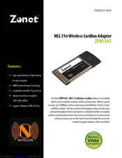 ZONET ZEW1542 Product Data