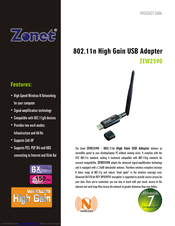 ZONET ZEW2590 Datasheet