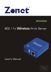 ZONET ZPW4000 User Manual
