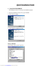 Zonet ZUC3100 Quick Installation Manual