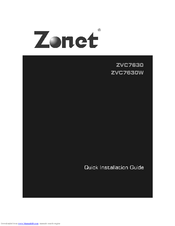 ZONET ZVC7630 Quick Installation Manual