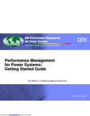 IBM PERFORMANCE MANAGEMENT FOR POWER SYSTEMS Getting Started Manual