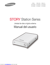 Samsung HXDU010EB - Story Station 1 TB External Hard Drive Manual Del Usuario