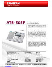 SANGEAN ATS-505P Specifications