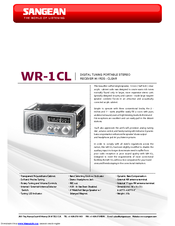 SANGEAN WR-1CL Brochure