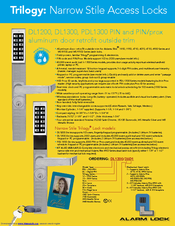 Alarm Lock Trilogy Etdl Manuals Manualslib