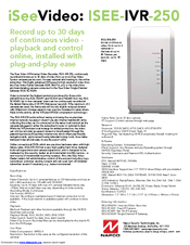 NAPCO ISEE-IVR-250 - Brochure
