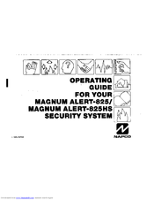 NAPCO MAGNUM ALERT 825 SYSTEM Manual