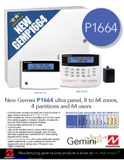 Gemini Gemini GEM-P1664 Datasheet