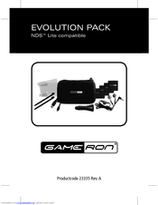 GAMERON EVOLUTION PACK FOR NDS LITE Manual
