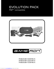 GAMERON EVOLUTION PACK FOR PSP Manual
