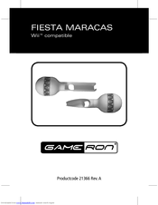 GAMERON FIESTA MARACAS FOR WII Manual