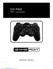 GAMERON G3 PAD FOR PS3 Manual