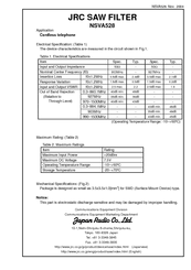 Jrc NSVA528 Manual