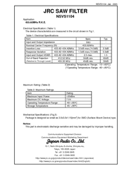 Jrc NSVS1104 Manual
