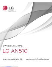 LG AN510 Owner's Manual