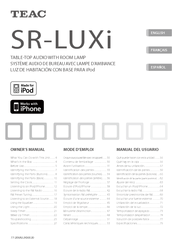 TEAC SR-LUXi Owner's Manual
